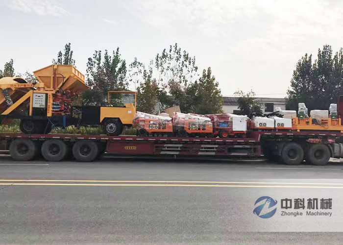 中交三公司出口巴基斯坦項目（注漿機(jī)、噴漿機(jī)、自動上料噴漿車）