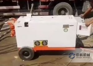雙液注漿機(jī)、單層攪拌機(jī)施工現(xiàn)場