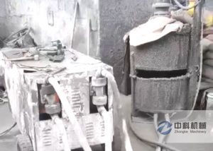 雙液注漿機(jī)、雙層攪拌機(jī)施工現(xiàn)場