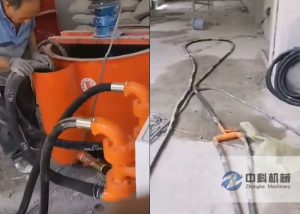 液壓雙液注漿機(jī)施工視頻