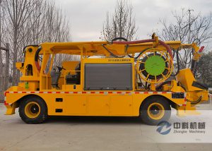 混凝土濕噴臺車發(fā)貨現(xiàn)場