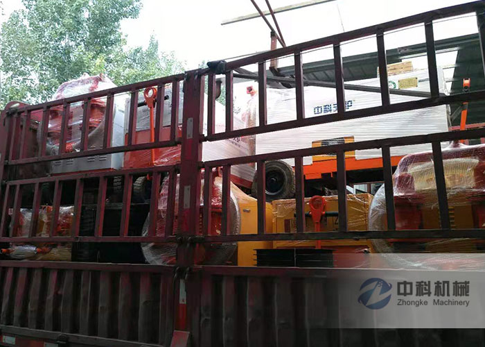 南京雙液注漿機(jī)、雙缸液壓砂漿泵發(fā)貨現(xiàn)場(chǎng)-0