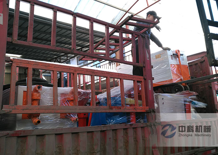 石家莊雙液注漿機、PZ系列混凝土噴漿機發(fā)貨現(xiàn)場-0