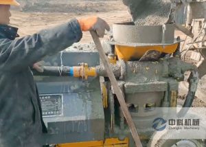 轉(zhuǎn)子活塞式混凝土濕噴機施工視頻